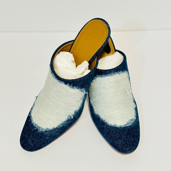NWT Loewe Ripped Denim Mule 37 - Picture 4 of 12